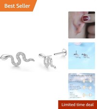 Hypoallergenic 18G Titanium Flat Back Stud Earrings for Sensitive Skin Comfort