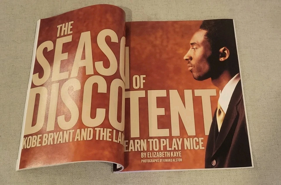 Sports Illustrated Back to Back Los Angeles Lakers Campeón Shaq + Revista Kobe Foto 4 de 4