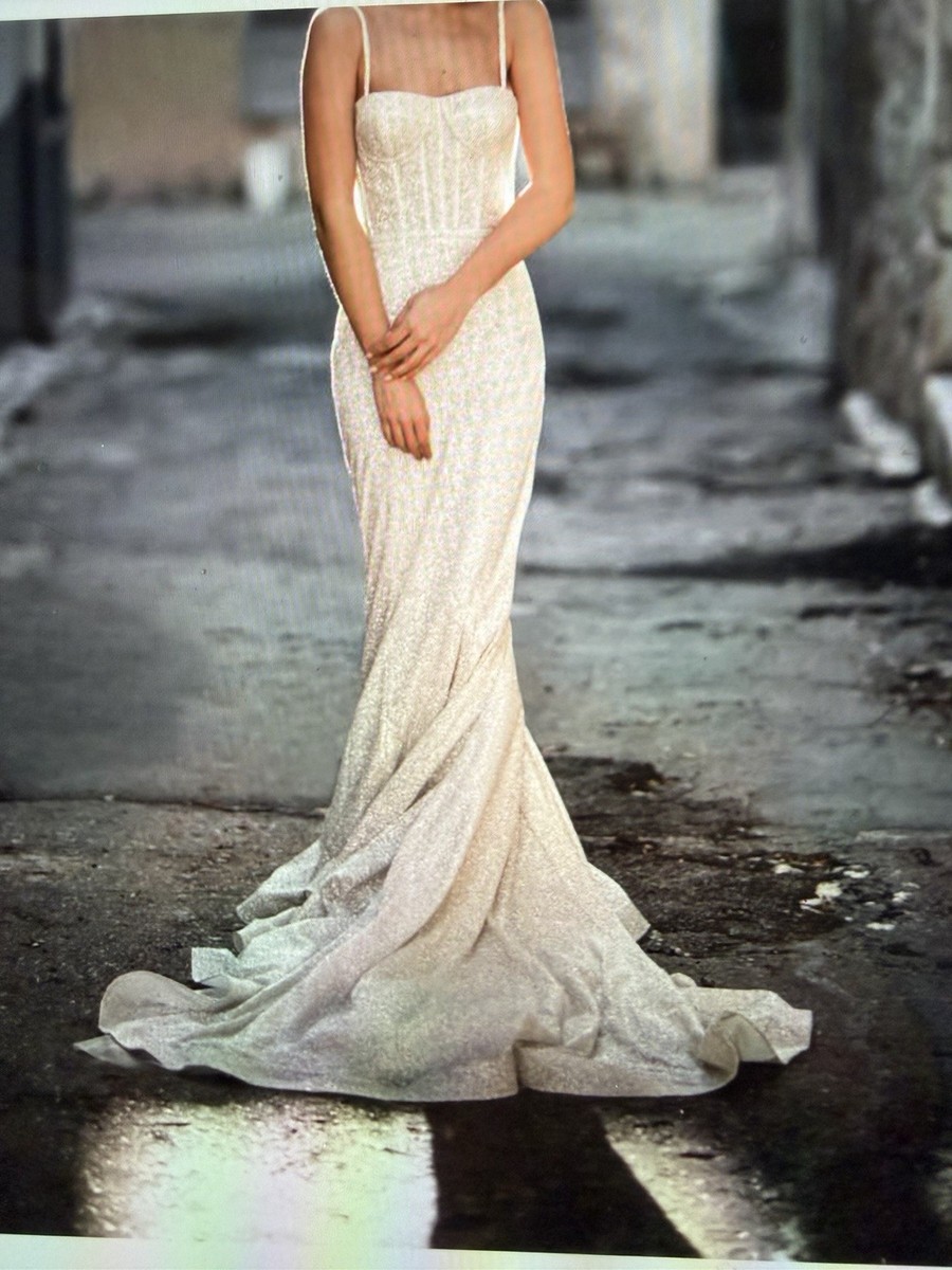 champagne sparkle wedding dress Abella By Allure. Abella. vintage style champagne wedding dress BCBGMAXAZRIA Blue Dresses for Size:14.5