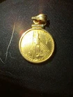 22k 2000 $5 Gold Eagle 1/10 oz In A 14k Bezel