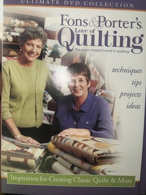 Fons And Potters Love Of Quilting. Dvd Techniques, Tips Projects And Ideas.