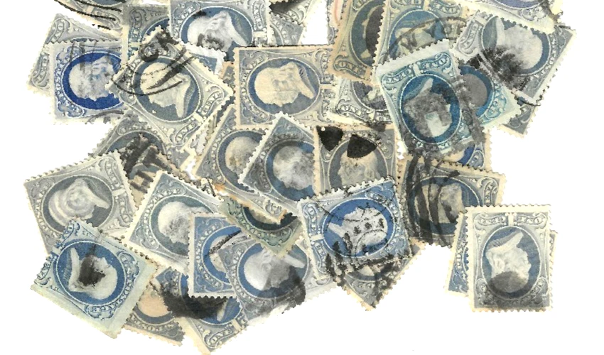 Colección 50+/- Sc #206 & ? Billete de 1 centavo Franklin 1883 sombras 32-3 de Estados Unidos Foto 3 de 3