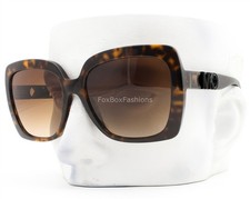 Michael Kors Nice Sunglasses Shiny Dark Brown Tortoise MK 2213 300613 with Case