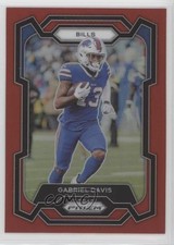 2023 Panini Prizm Red Prizm Gabriel Davis #29 4f5