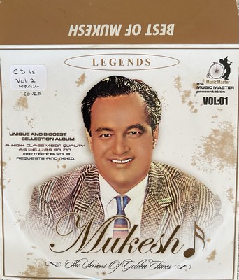 MUKESH  MP3 CD  The Series of Golden Times  158  Bollywood Hindi Songs  2010
