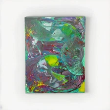 Original Abstract Painting On Stretched Canvas Modern Wall Art 