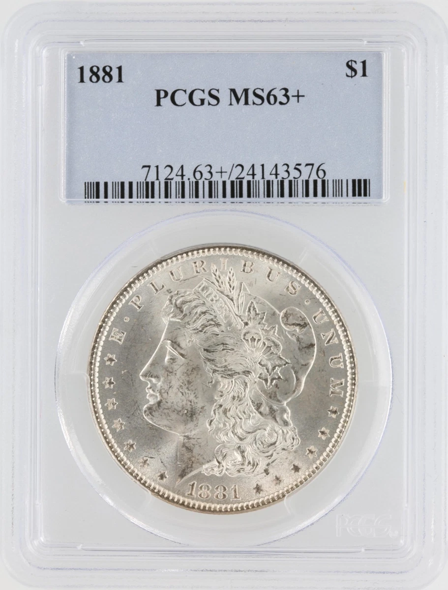 MS 63 Graded 1881 Year Morgan US Dollars (1878-1921) for sale | eBay