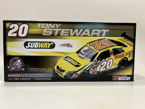 2008 Tony Stewart #20 Subway 1/24 Lionel Nascar Diecast 1/3382 BRAND NEW SEALED - Picture 7 of 21