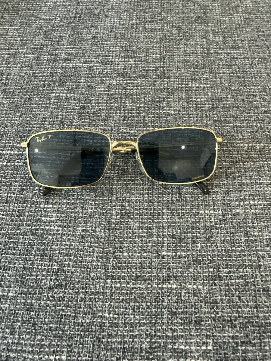 Ray-Ban Gold Black Sunglasses for Men for sale | eBay display picture 1