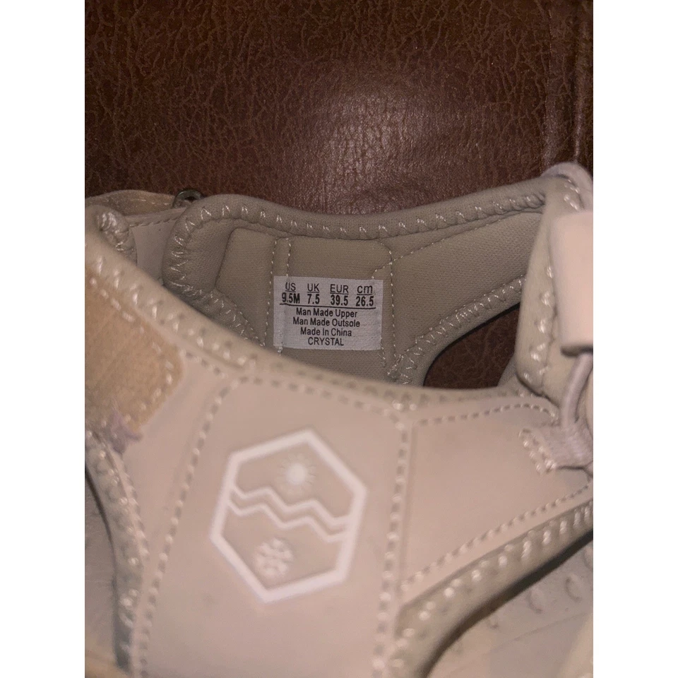 Khombu Crystal 女式白色角斗士渔夫凉鞋 9.5 码 — 第 3/4 张图片