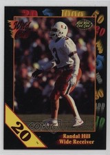 1991 Wild Card Draft 20 Stripe Randal Hill #104 Rookie RC 2z8. rookie card picture