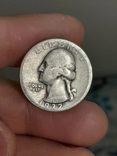 1937- P Washington Quarter 90% Silver #1