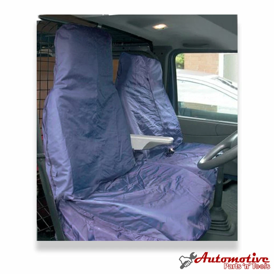 1+2 Fahrer & Doppel Beifahrer Vorne Schwerlast Wasserdicht Van Sitzbezug Schutz - Bild 2 von 2