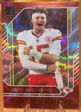 🚀Patrick Mahomes⭐️Red Elite Series🔥Holofoil Refractor💥KC CHIEFS🔥🚀