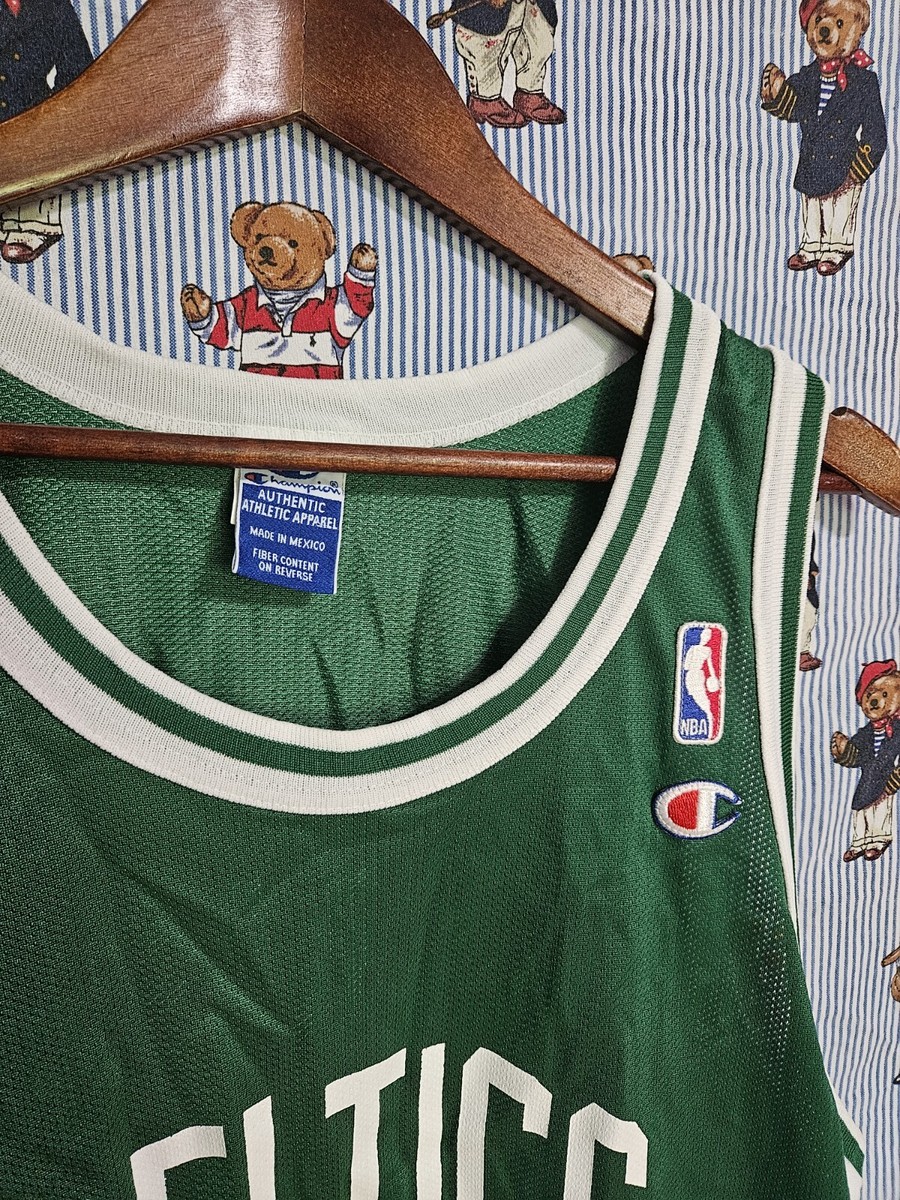Vintage Ron Mercer #5 Boston Celtics NBA Champion Green Jersey