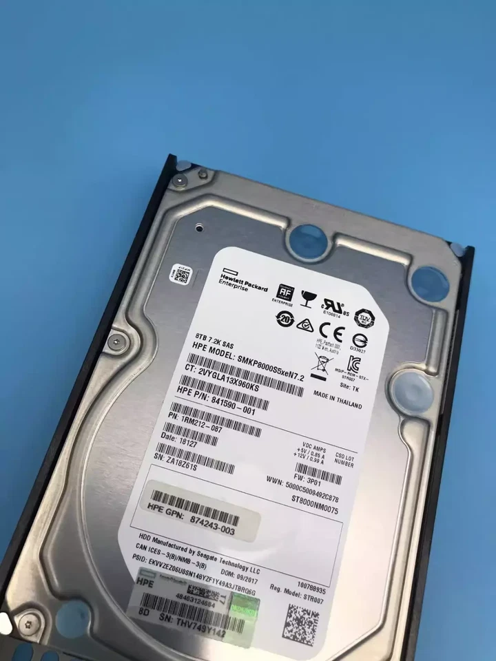 P9B44B 846590-001 New HPE 3PAR 8000 8TB SAS 7.2K LFF Hard Drive HDD - Image 3 of 4