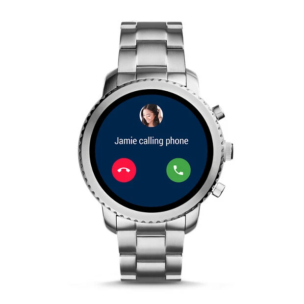 NEW Fossil  Q Luxury Gen 3 Explorist Smartwatch Silver Men's Stainless Steel    - Image 4 of 4