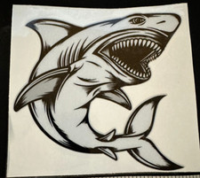 Vinyl Shark Decal Sticker For Car, Laptop, Window,  More  3 sizes