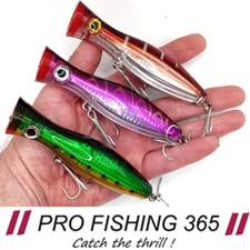 Bass Pike Surface Savage Popper 43g Sea Salt Fishing 13 cm Floating Lure Gear