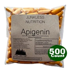 Pure Apigenin 500mg Non-GMO Sleep Supplement for Men Supports Sleep Cognition