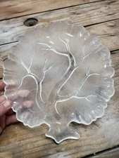 Vtg Hazel Atlas Orchard Crystal Tree of Life Glass Snack Plate Replacement 
