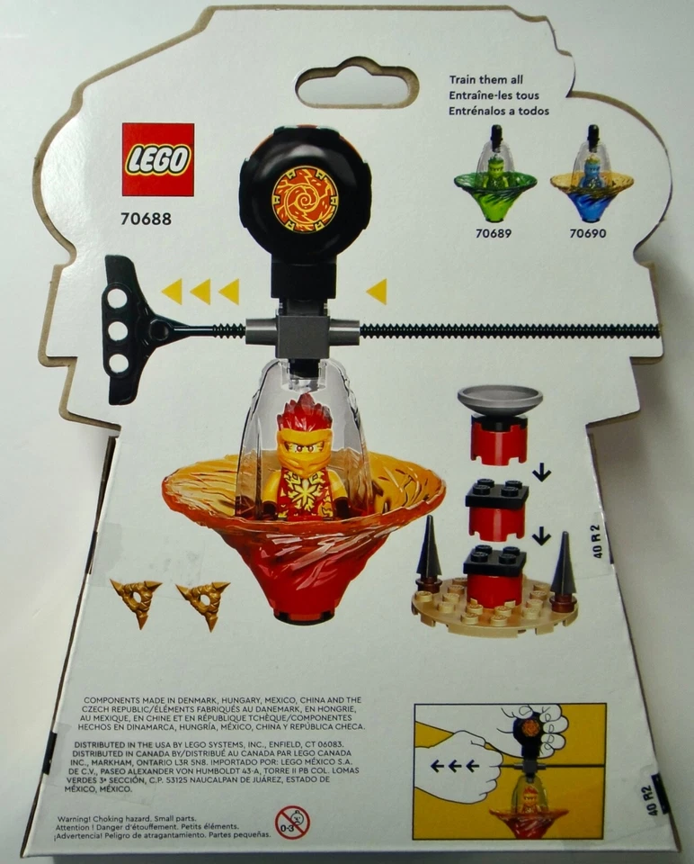 LEGO Ninjago: 70688 Kai's Spinjitzu Ninja Training, 70690 Jay, 30593, 30649 Foto 3 de 4