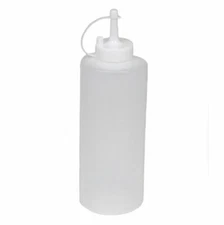 Chef Craft 22oz Squeeze Bottle w/ Cap Lid Ketchup BBQ Sauce Condiment Container