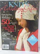 NEW Interweave Knits Magazine 50 Holiday Gifts Socks Shawls Hats Mitts Toys 2011