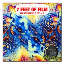 Hydrographic film Oil Slick #2 hydro dip dipping 7' x 20"