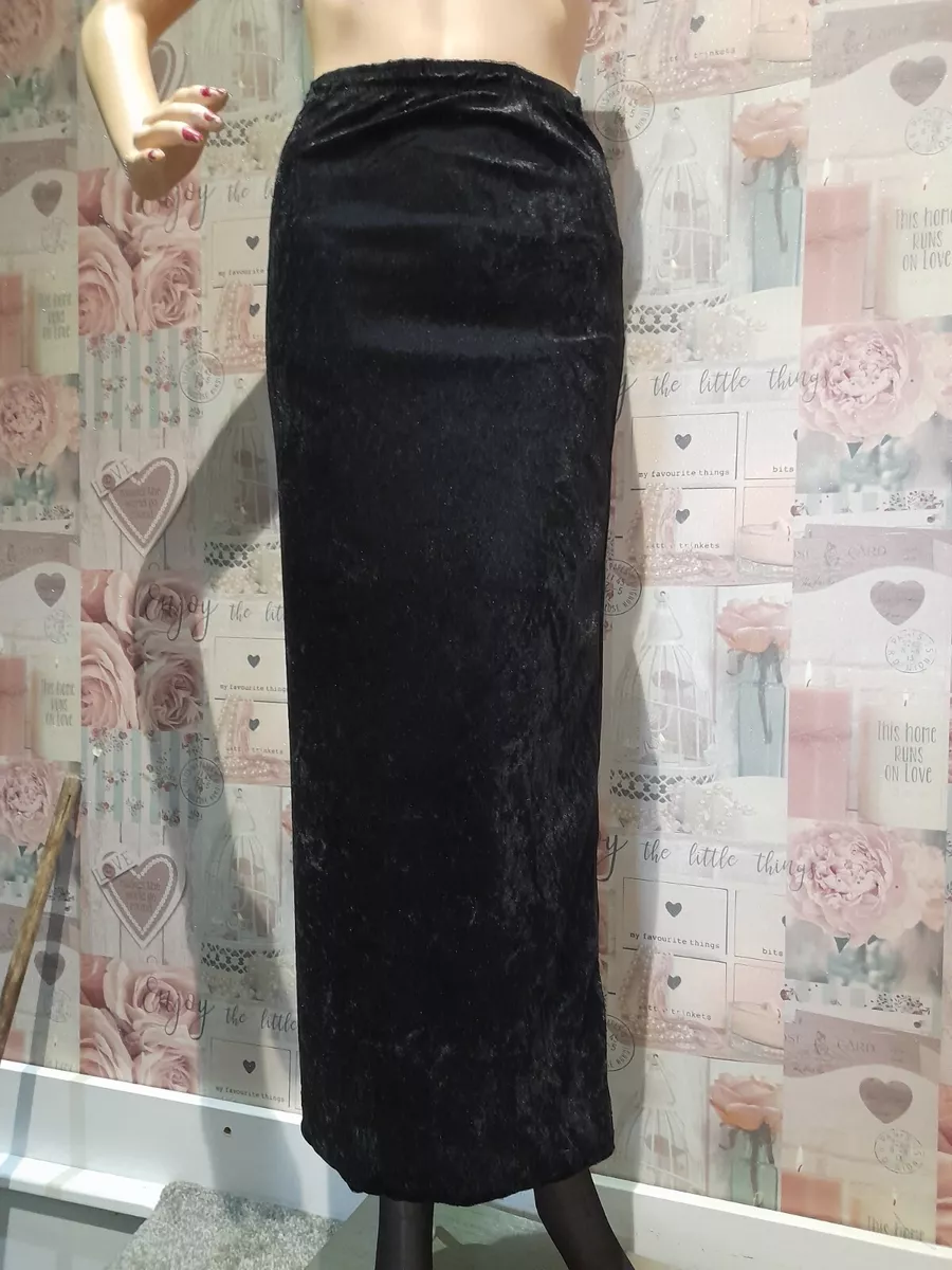 Velvet clearance hobble skirt