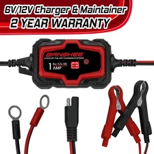 6V 12V Automatic Battery Charger Maintainer Trickle Float For Motorcycle Truck