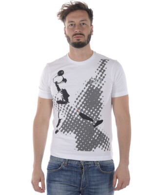 Emporio Armani EA7 T-Shirt Sweatshirt Man White 3ZPT89PJ03Z 1100 SzXL MAKE OFFER