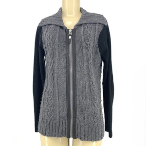 Cynthia Rowley Women Zip Up Sweater Wool/Alpaca Blend Sz L MN15 | eBay
