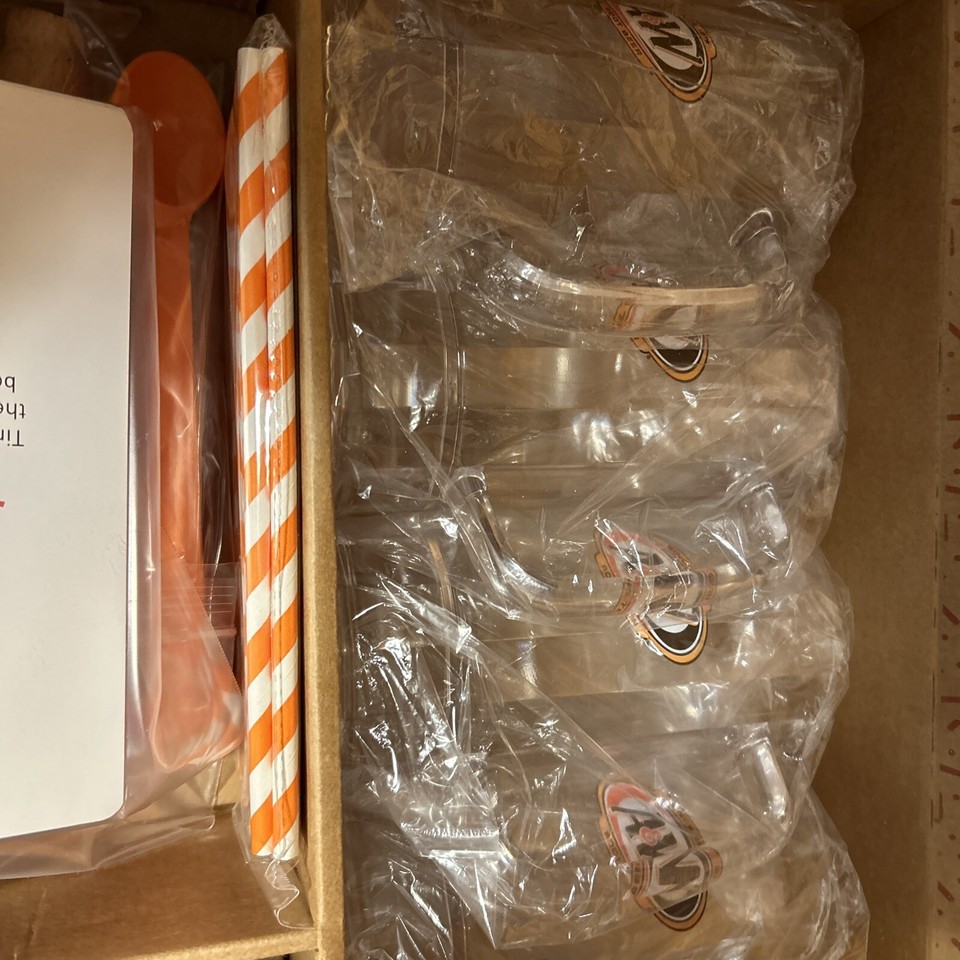 A&W Family Game Night. Cups,straws, Spoons, Wooden Silly Dice