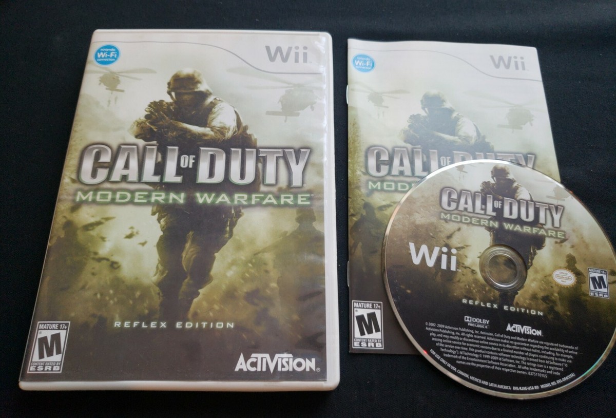 【Ｗii北米版】Call of Duty: Modern Warfare未開封品 Call of Duty: Modern Warfare Reflex Edition (Nintendo Wii) u video