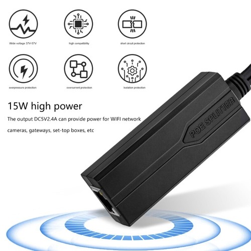 Stable 48V To 5V POE Splitter With USB C Interfaces Power Supply For Electronics - Afbeelding 3 van 12