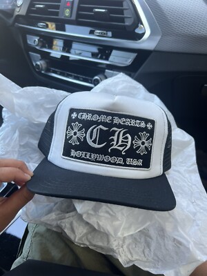 【Chrome Hearts】CH Hollywood Trucker Hat / 追跡付 NEW UNWORN Chrome Hearts CH Hollywood Trucker Hat | eBay