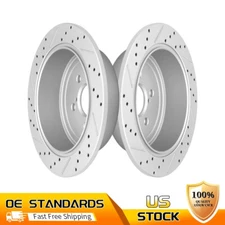 Rear Drilled Disc Brake Rotors for Subaru Outback Impreza Forester Legacy FR-S