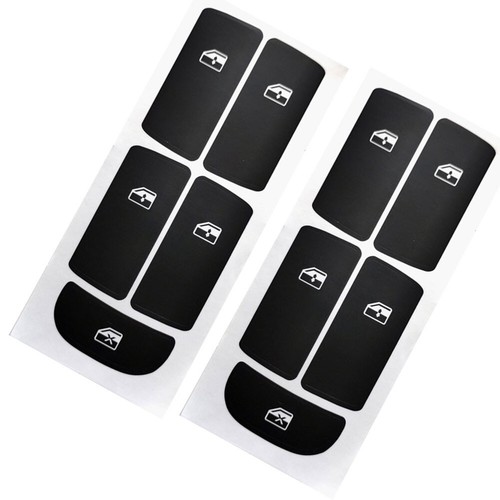 Repair Set of Control Button Decals for SAAB 9 3 (03 12) Vinyl Overlay Stickers - Picture 4 of 7