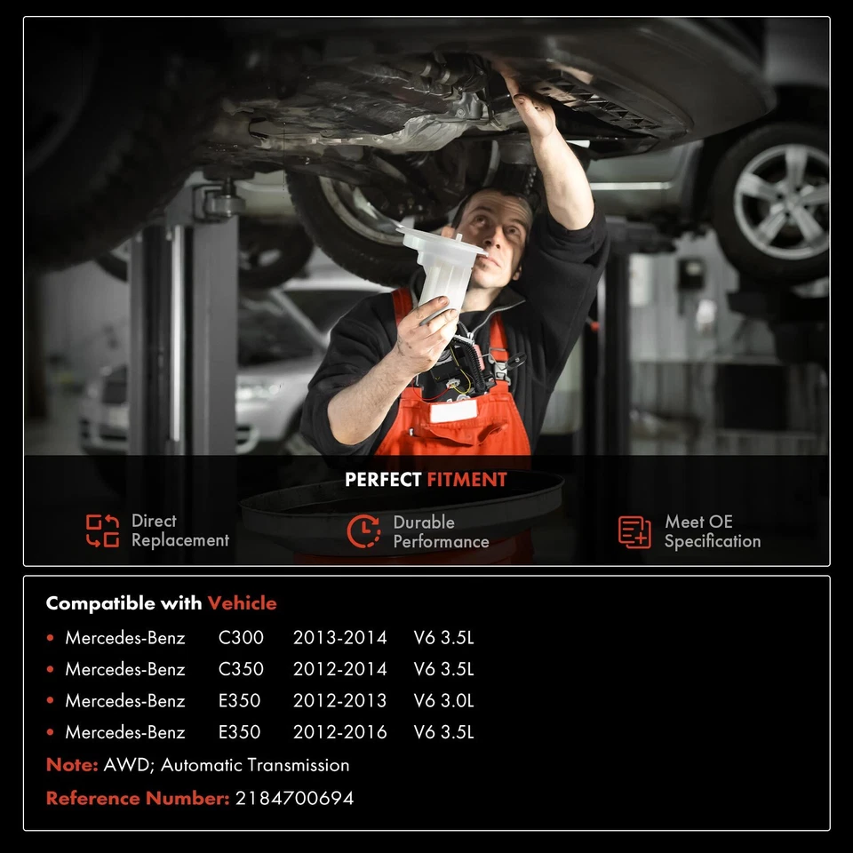 Fuel Filter Assembly for Mercedes-Benz C300 2013-2014 C350 E350 C204 W204 C207 - Image 2 of 4