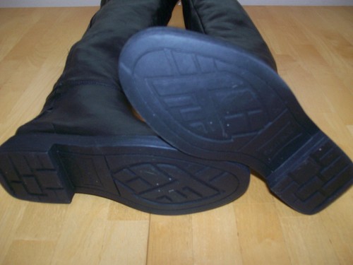 NWOB Franco Sarto *Battina* Black Leather OTK Over Knee Riding Boots Women's 7.5 - Picture 14 of 14