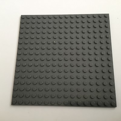 Lego Platte Bauplatte 16x16 Noppen neu-dunkelgrau NEU 91405 beidseitig bebaubar