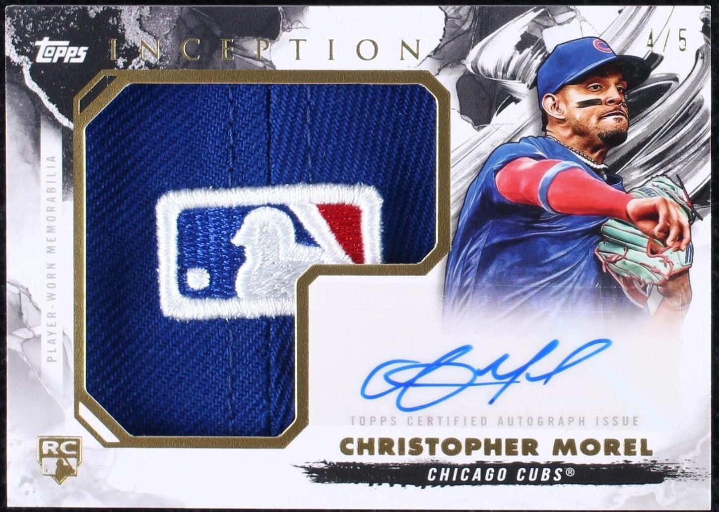2023 Topps Inception - Inception Autograph Jumbo Hat Patch Christopher ...