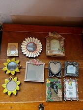 Large Lot of Elizabeth Andrews Ceramic House Burnes of Boston Silver w Pink Enam