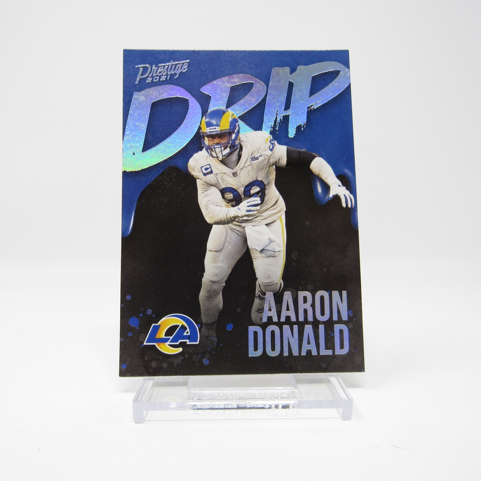 2021 Panini Prestige Aaron Donald Drip Case Hit SSP #ND-AD Future HOF