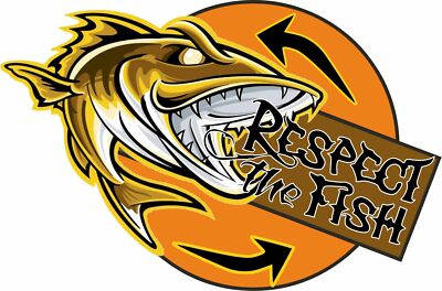 Adesivo Catch And Release – Decalcomania Pesca Esca 6 Pollici – EZSTIK