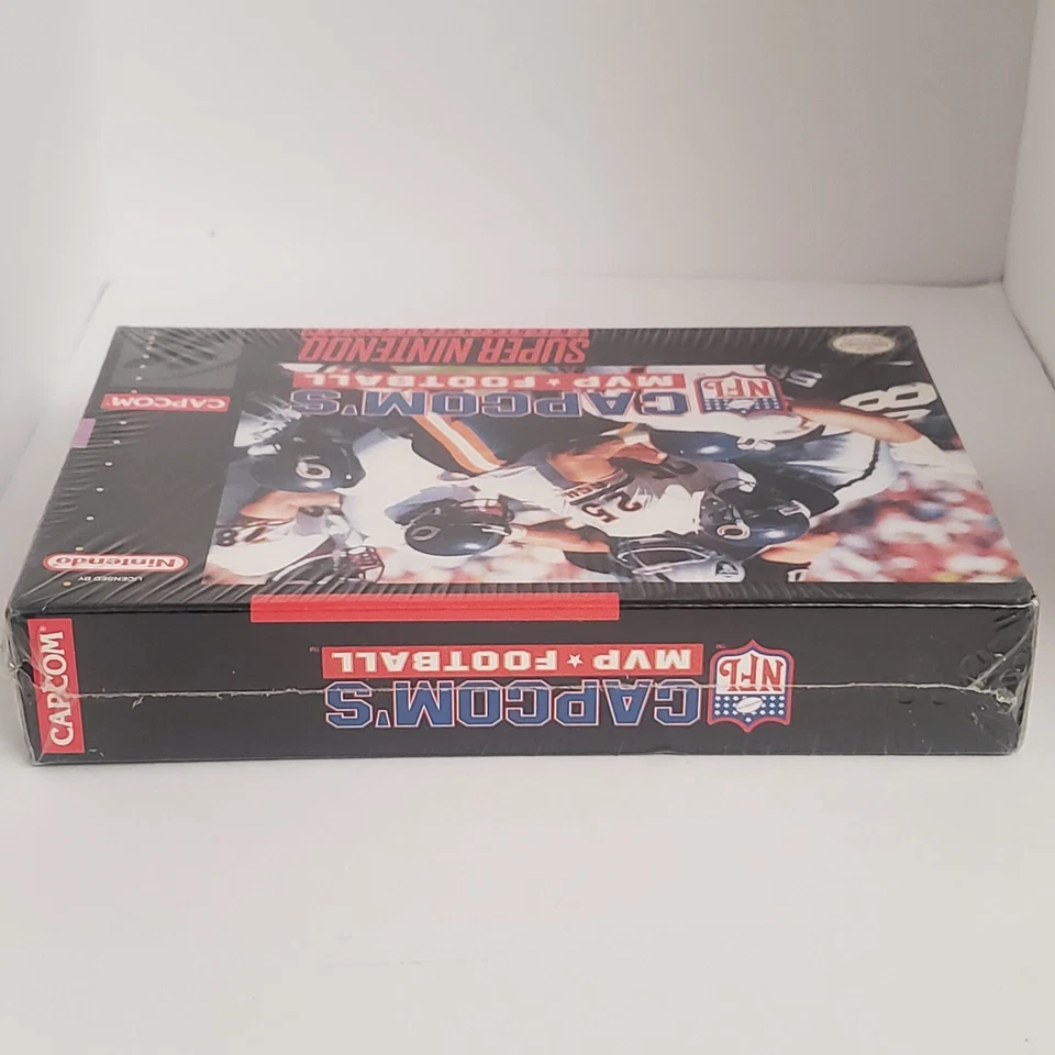 Capcom's MVP Football Super Nintendo 1993 SNES Factory New and Sealed - Image 4 of 4