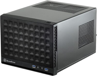 SilverStone Technology Ultra Compact Mini-ITX Computer Case with Mesh FrontPanel