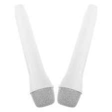 2 Pcs Pretend Microphone for Kids Props Model Handheld Interview