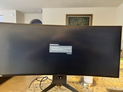 Alienware AW3418DW 34” Curved UltraWide QHD Gaming Monitor 120Hz G